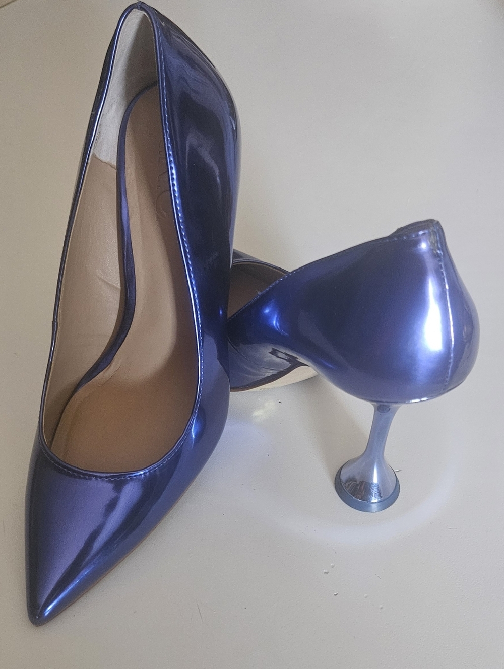 INC High-Shine Savitri Heels